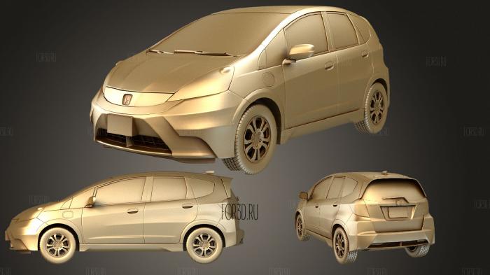Honda Fit EV stl model for CNC